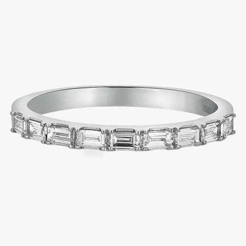 14K H-I/SI Baguette Diamond Band