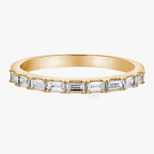 14K H-I/SI Baguette Diamond Band