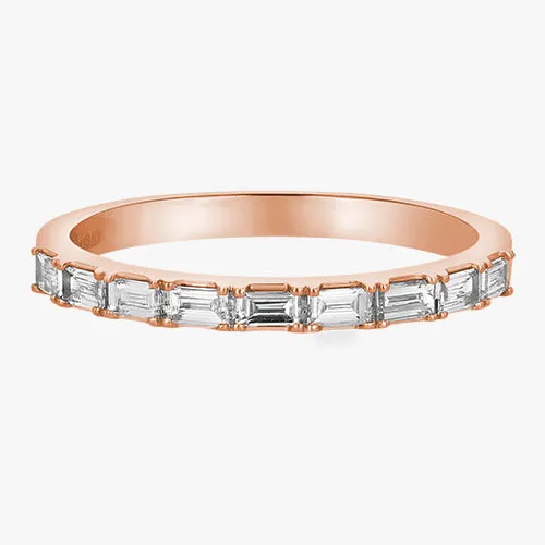 14K H-I/SI Baguette Diamond Band