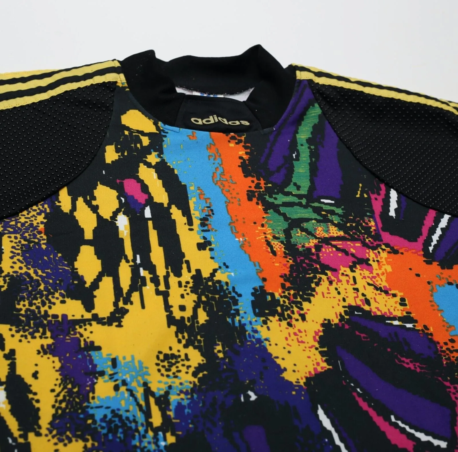 1992/93 #1 ADIDAS GK Template Vintage Football Shirt (M) Goalkeeper