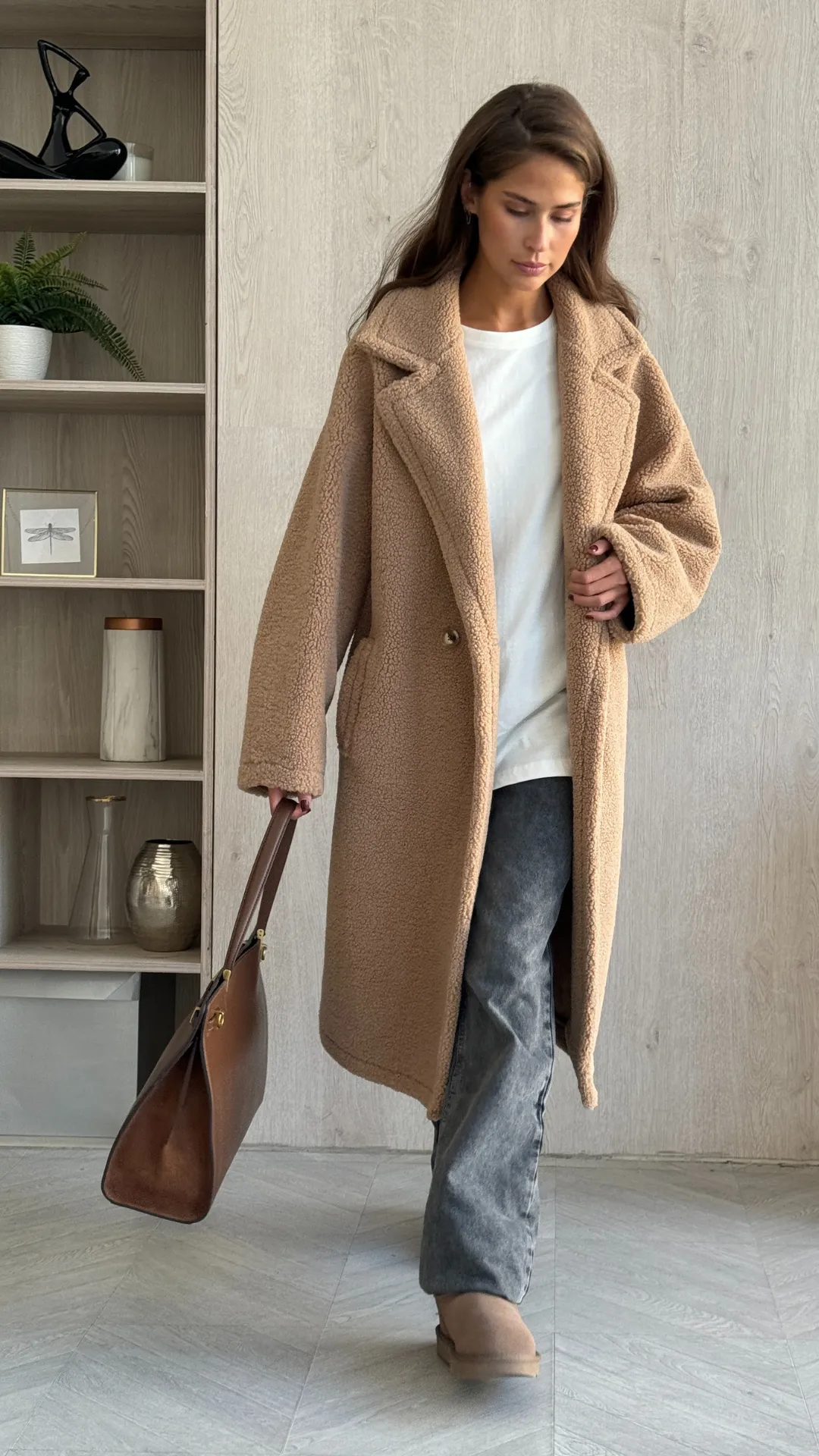 ADRIANA COAT - CAMEL