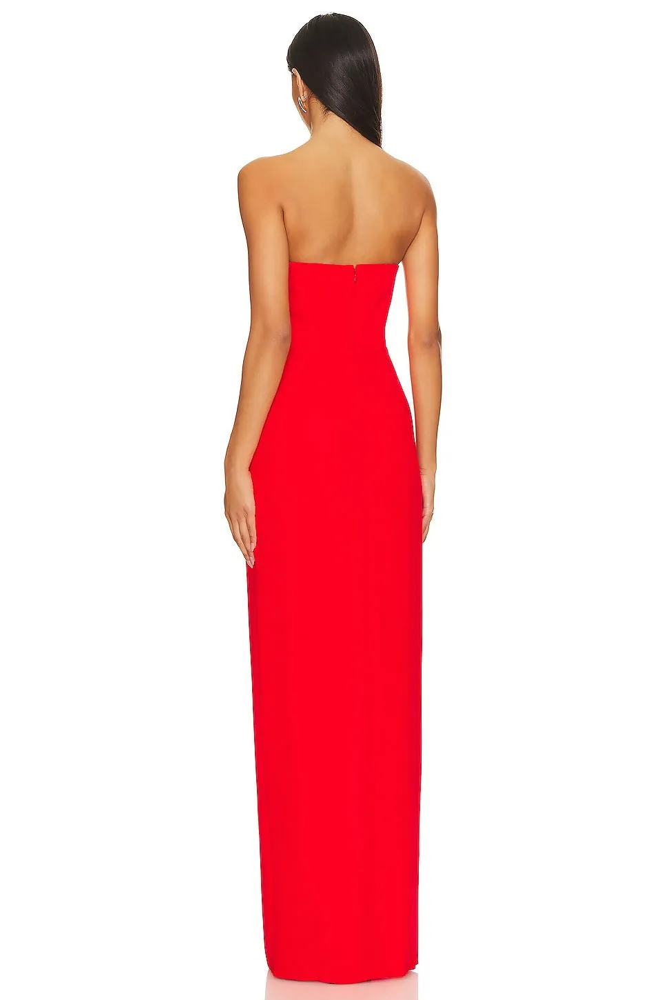 Amanda Uprichard Wolfe Gown in Crimson