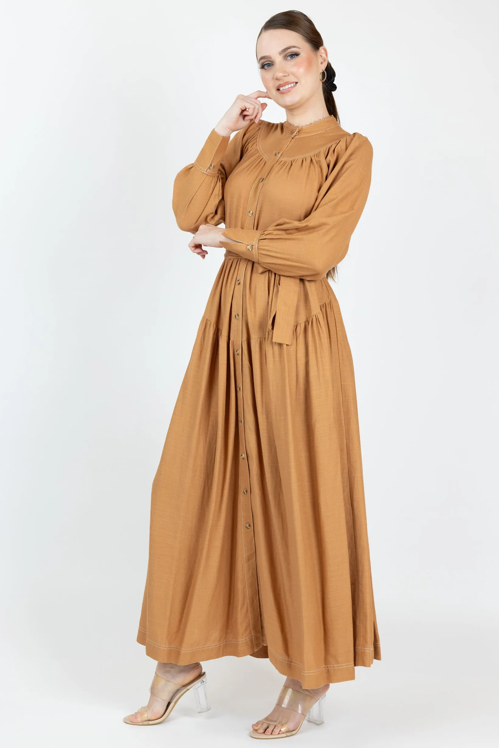 Anari Linen Maxi Dress