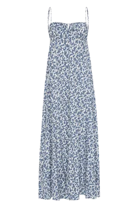 Anessa Maxi Dress - Leilani Print/Mid Blue