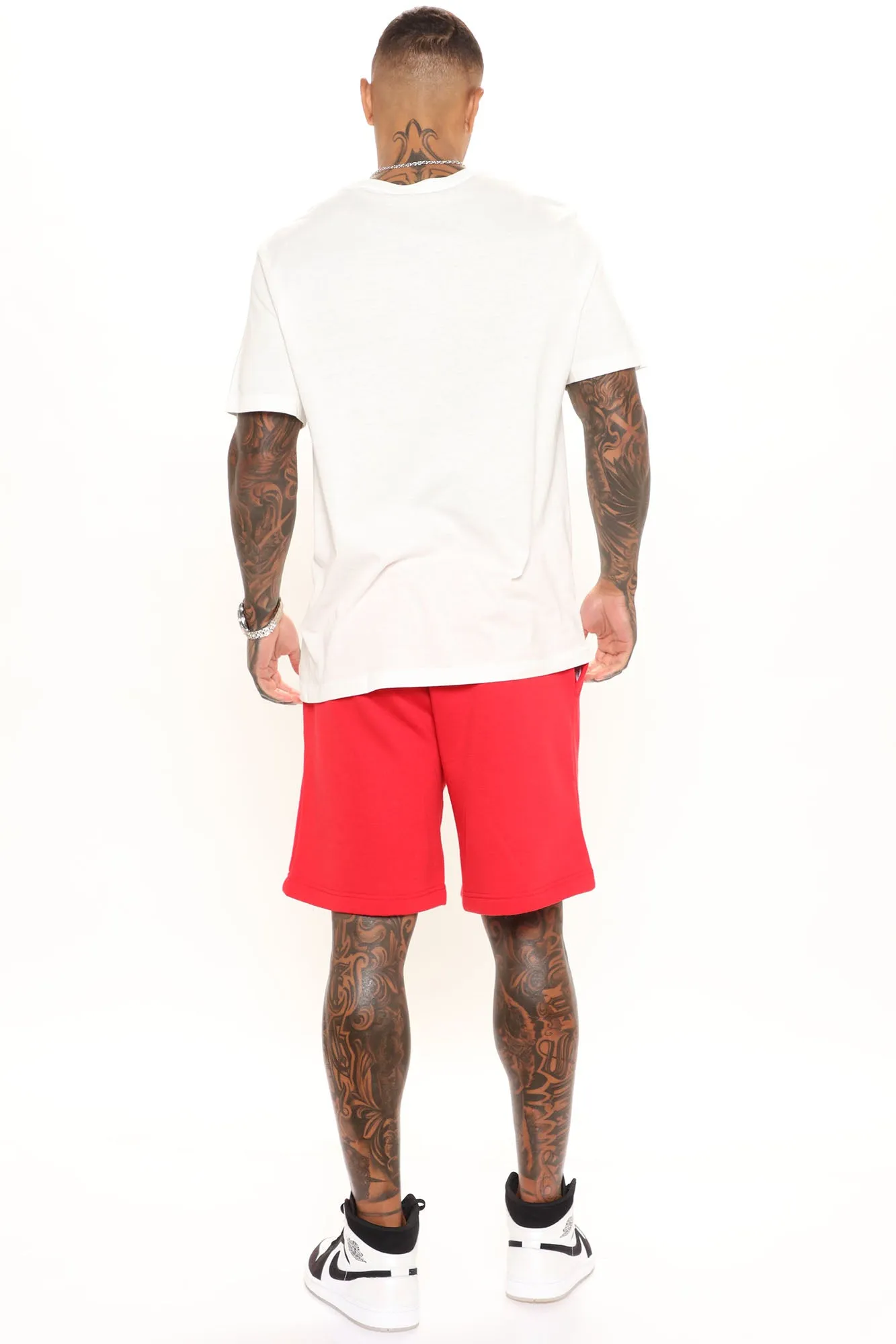 Anti Social Teddy Shorts - Red