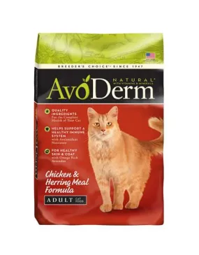 AvoDerm Natural Chicken & Herring Meal Formula Adult Dry Cat Food (2 Sizes)