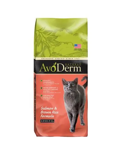 AvoDerm Natural Salmon & Brown Rice Formula Adult Dry Cat Food (3.5lbs)