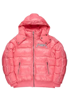 Banklee Pink Puffer Jacket