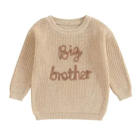 Big Brother Knitted Toddler Sweater