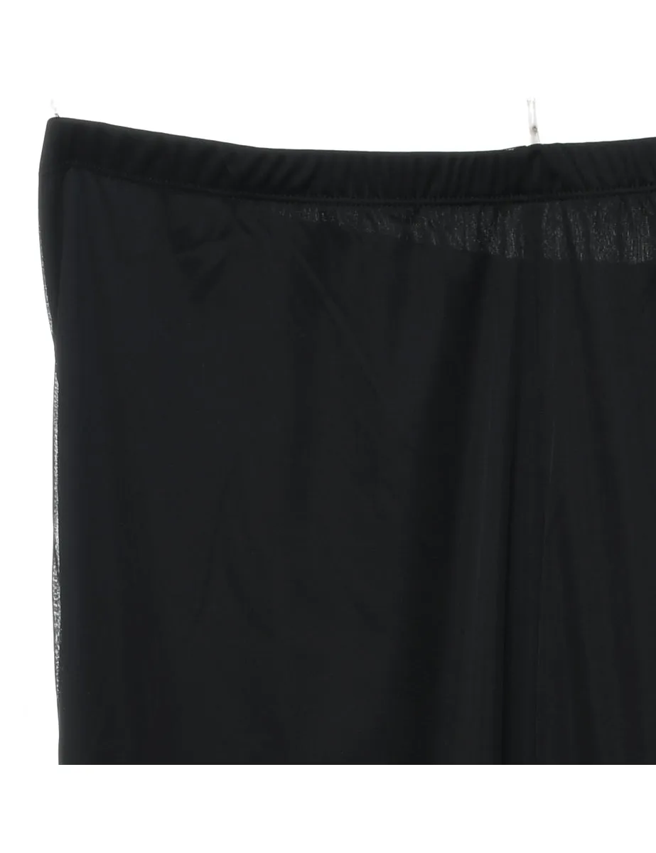 Black Culotte Style Trousers - W36 L26