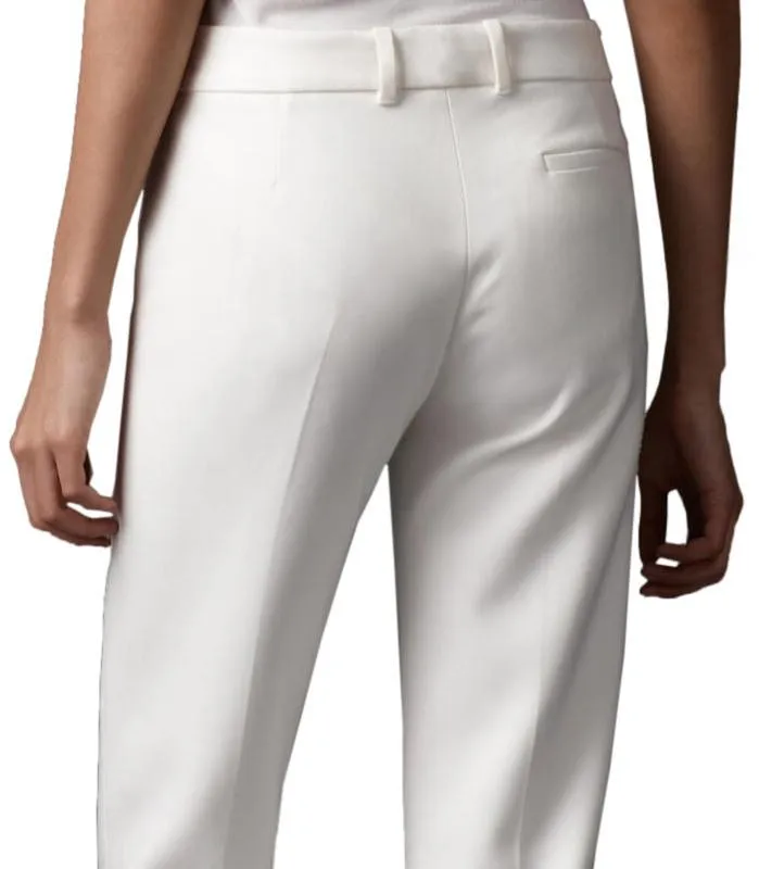 Bootcut White Trousers