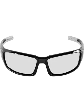 Bullhead Safety Eyewear Maki BH1431AF Crystal Black Frame Clear Anti-Fog Safety Glasses