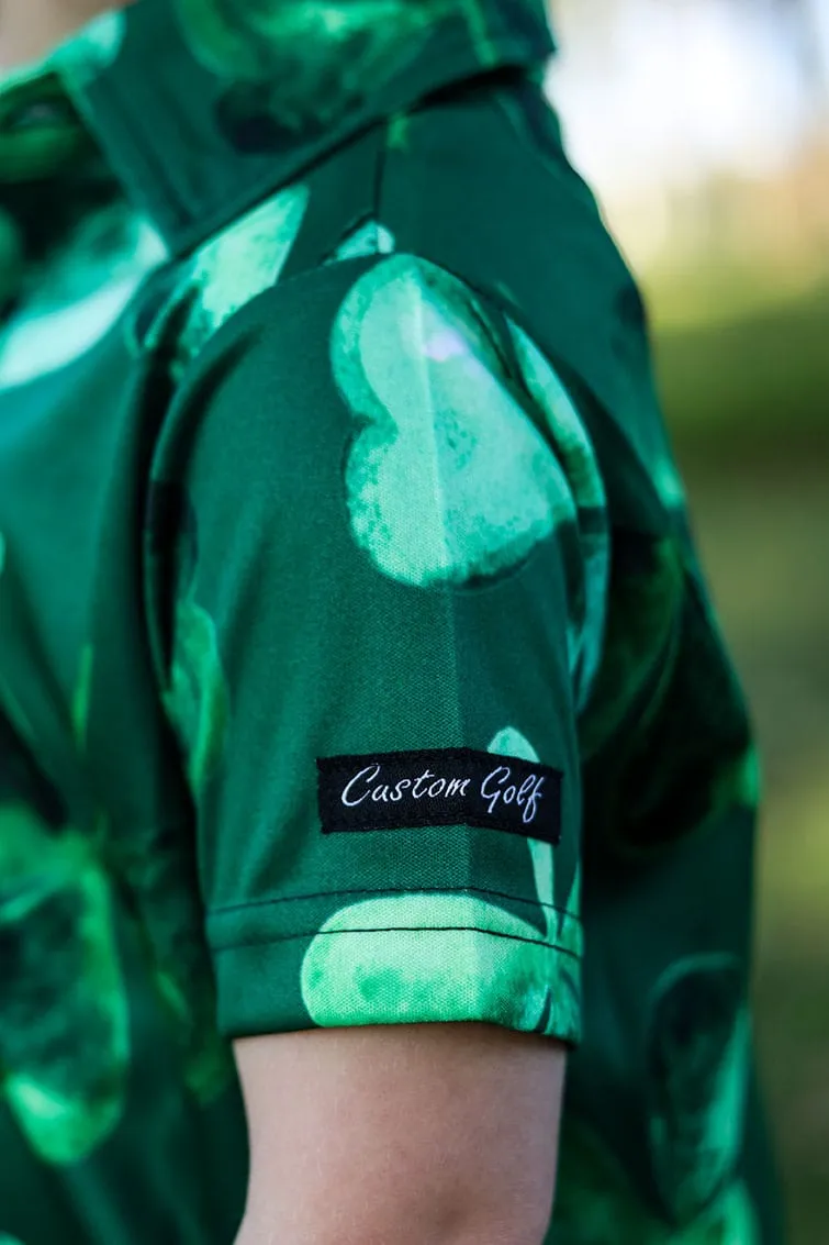 CA JNR Funky Golf Shirt | Lucky Clovers