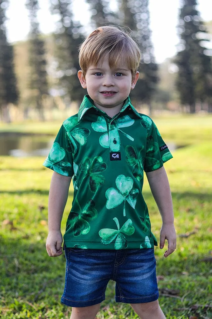 CA JNR Funky Golf Shirt | Lucky Clovers