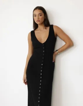 Cailey Maxi Dress (Black)