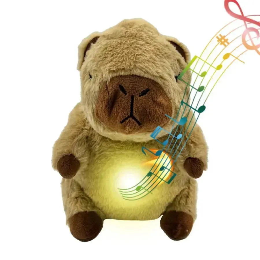 Capybara Musical Breathing Teddy Plushie