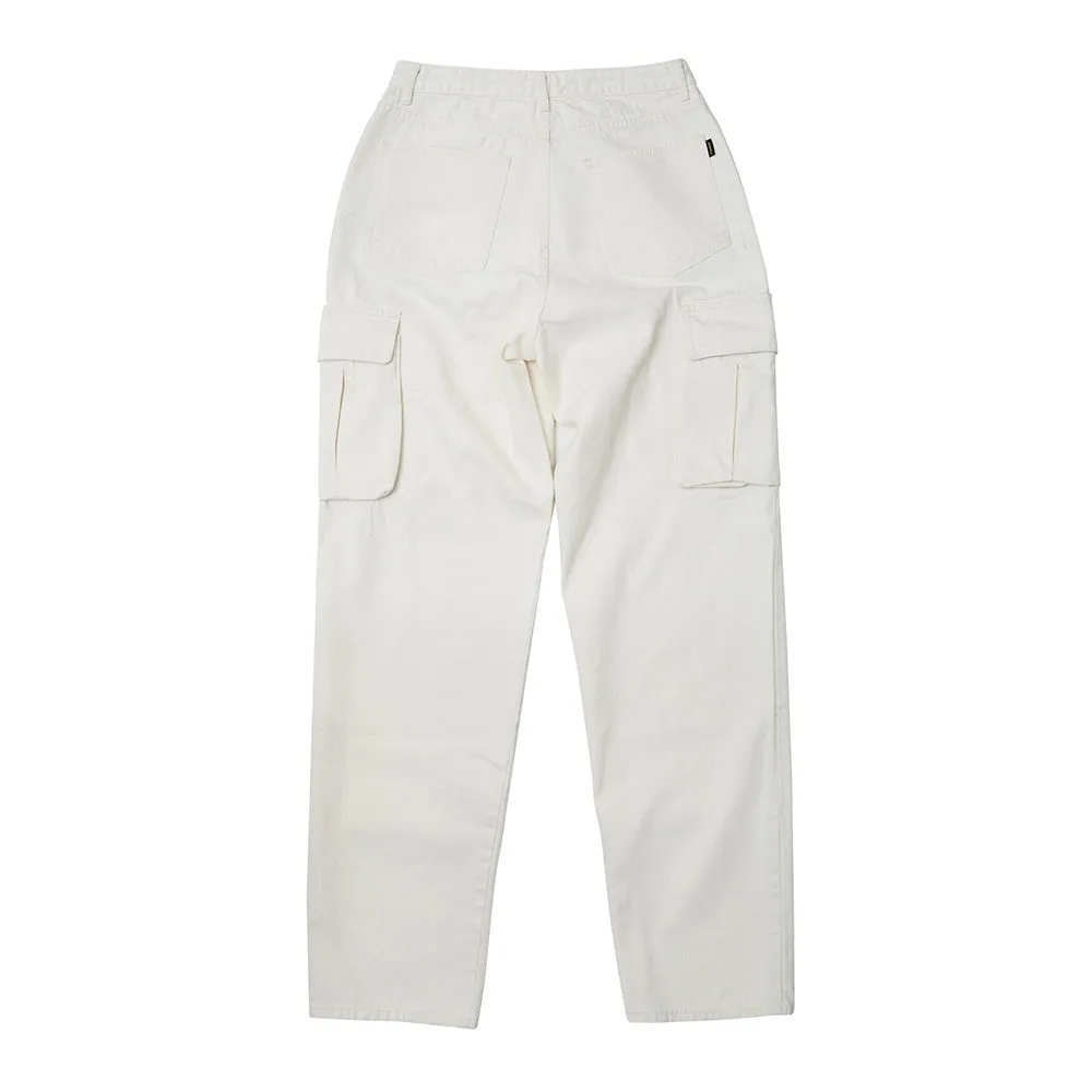 CARGO LOOSEFIT DENIM PANTS IVORY