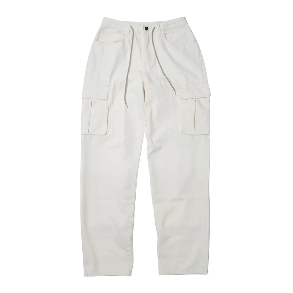 CARGO LOOSEFIT DENIM PANTS IVORY