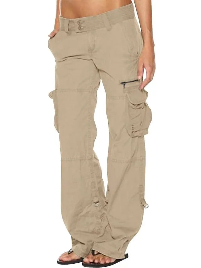 Casual Black Cargo Pants