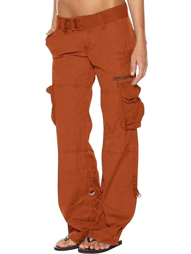 Casual Black Cargo Pants