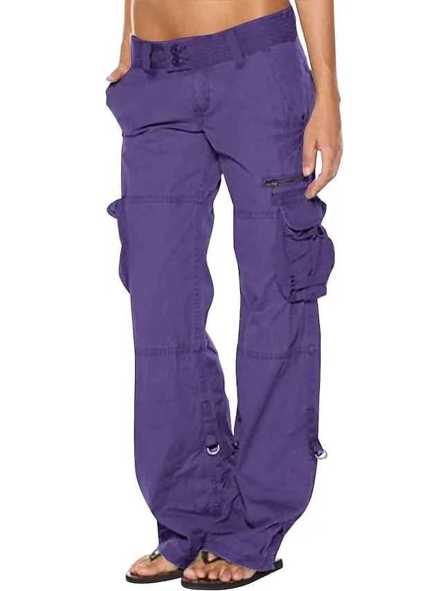 Casual Black Cargo Pants