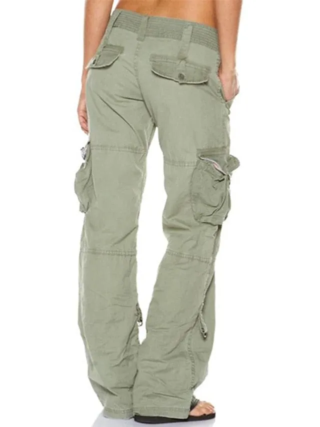 Casual Black Cargo Pants