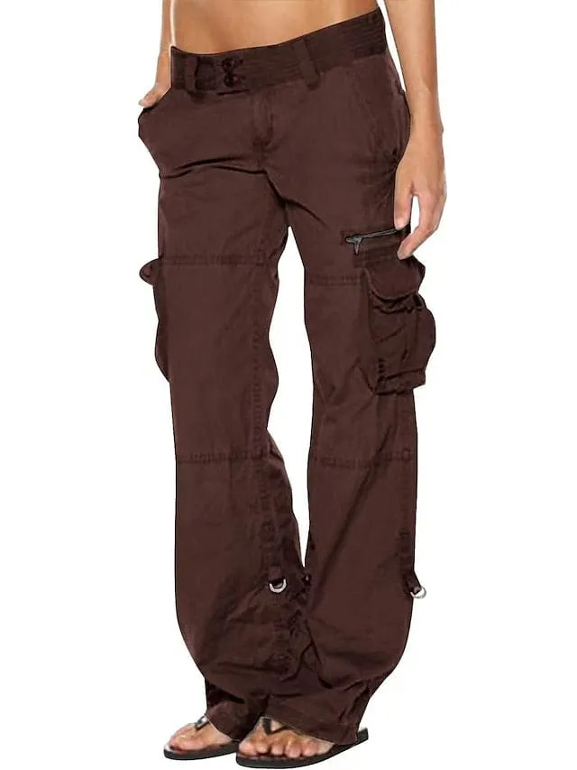 Casual Black Cargo Pants