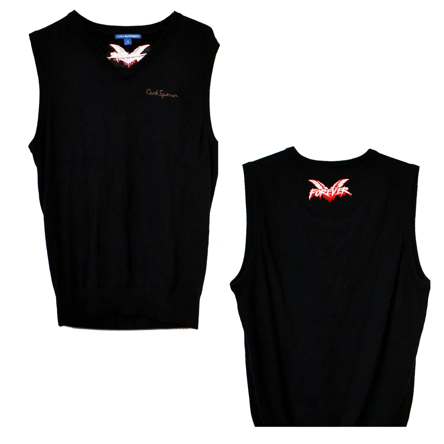 Cock Sparrer - Forever - Embroidered Sweater Vest