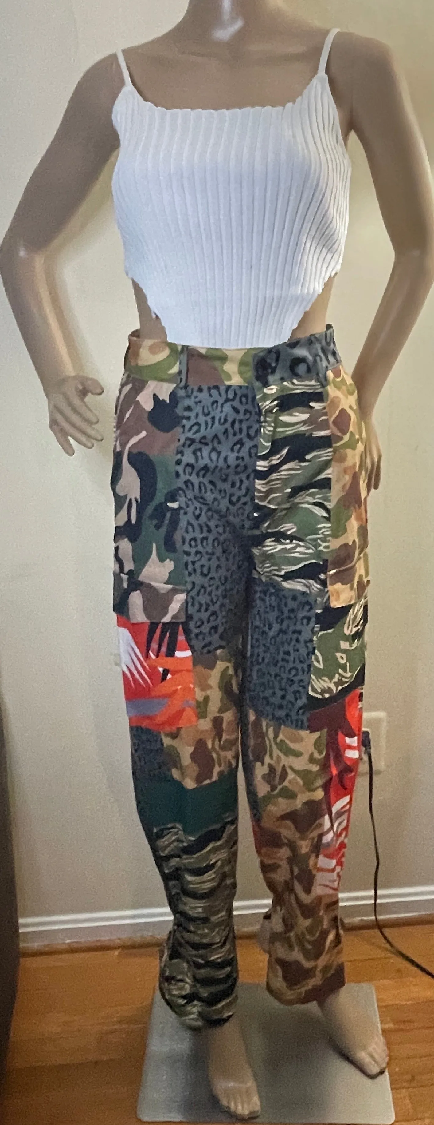 Colored Camouflage pants