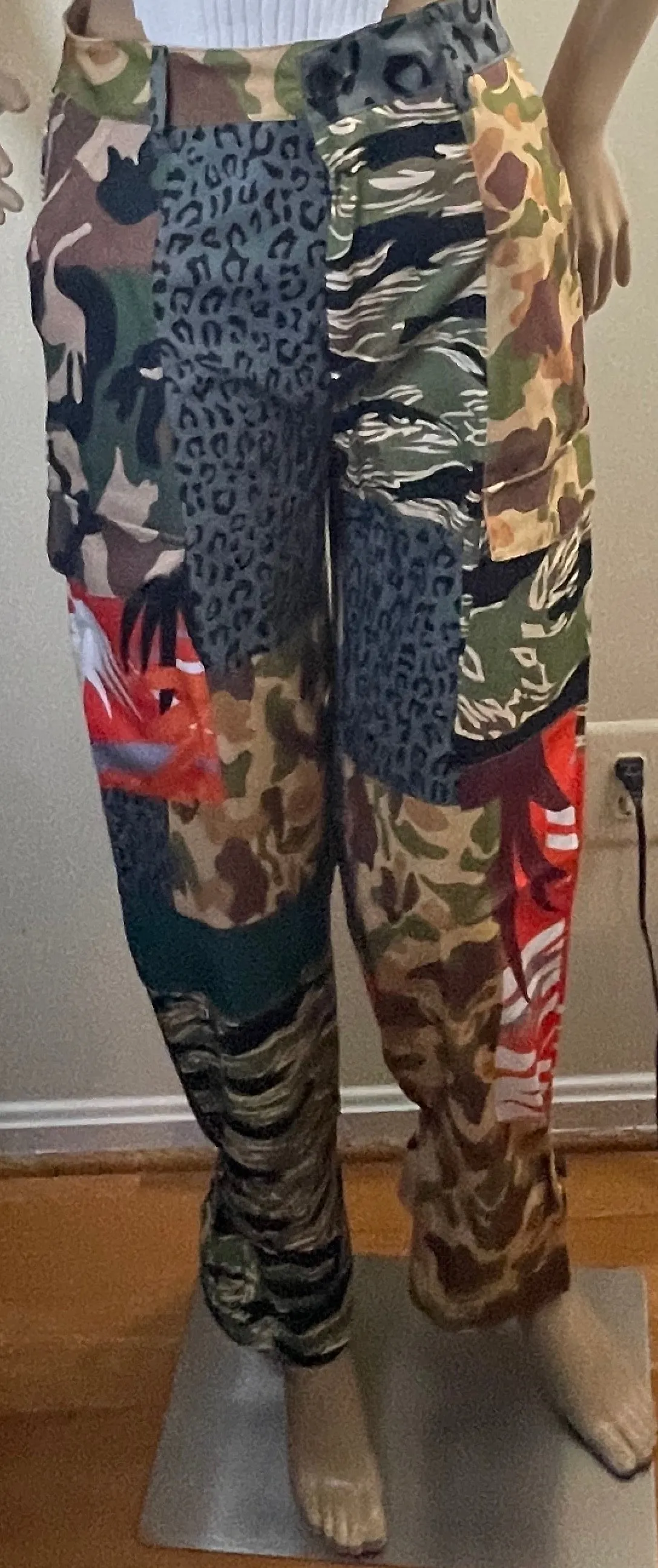 Colored Camouflage pants