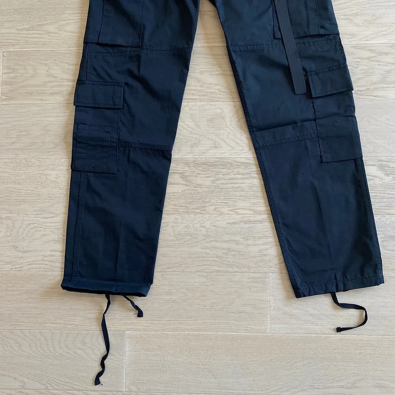 CORTEIZ ALCATRAZ CARGO PANTS BLACK/WHITE