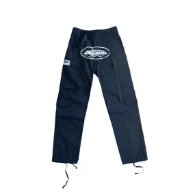 CORTEIZ ALCATRAZ CARGO PANTS BLACK/WHITE