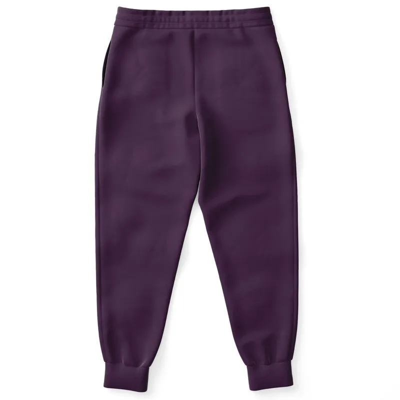 Dark Purple Joggers | Unisex | with PLUS sizes | Dark Pastel Purple | C30M60Y0K80