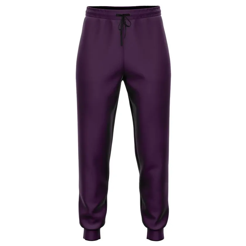 Dark Purple Joggers | Unisex | with PLUS sizes | Dark Pastel Purple | C30M60Y0K80