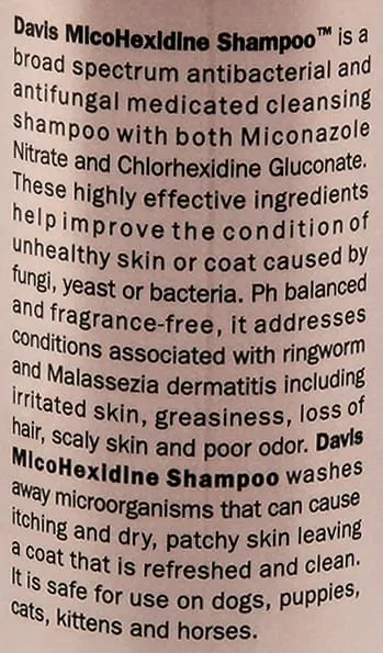 Davis MicoHexidine Medicated Shampoo