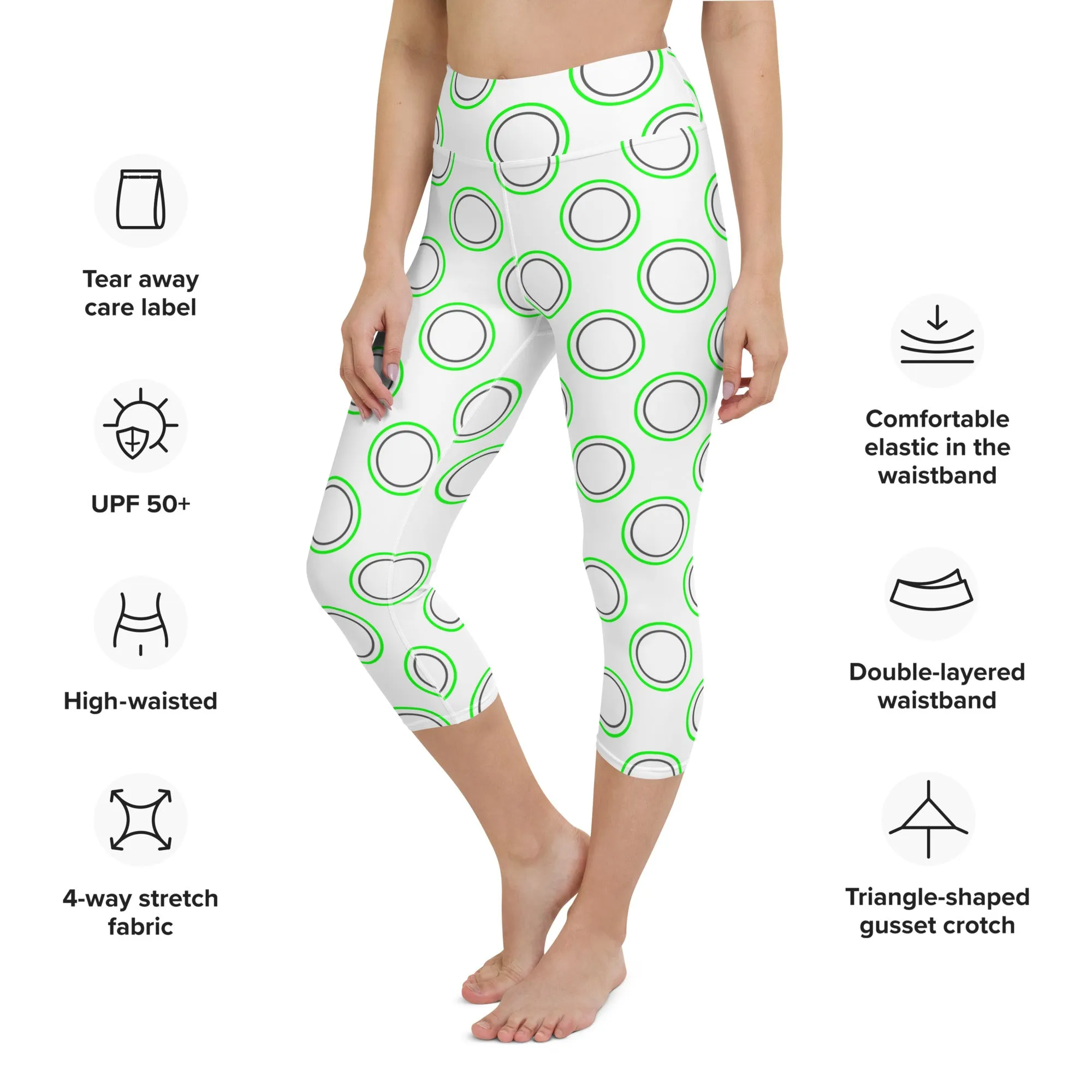 Designer Women’s Yoga Capri Leggings | Exercise Leggings, lioness-love