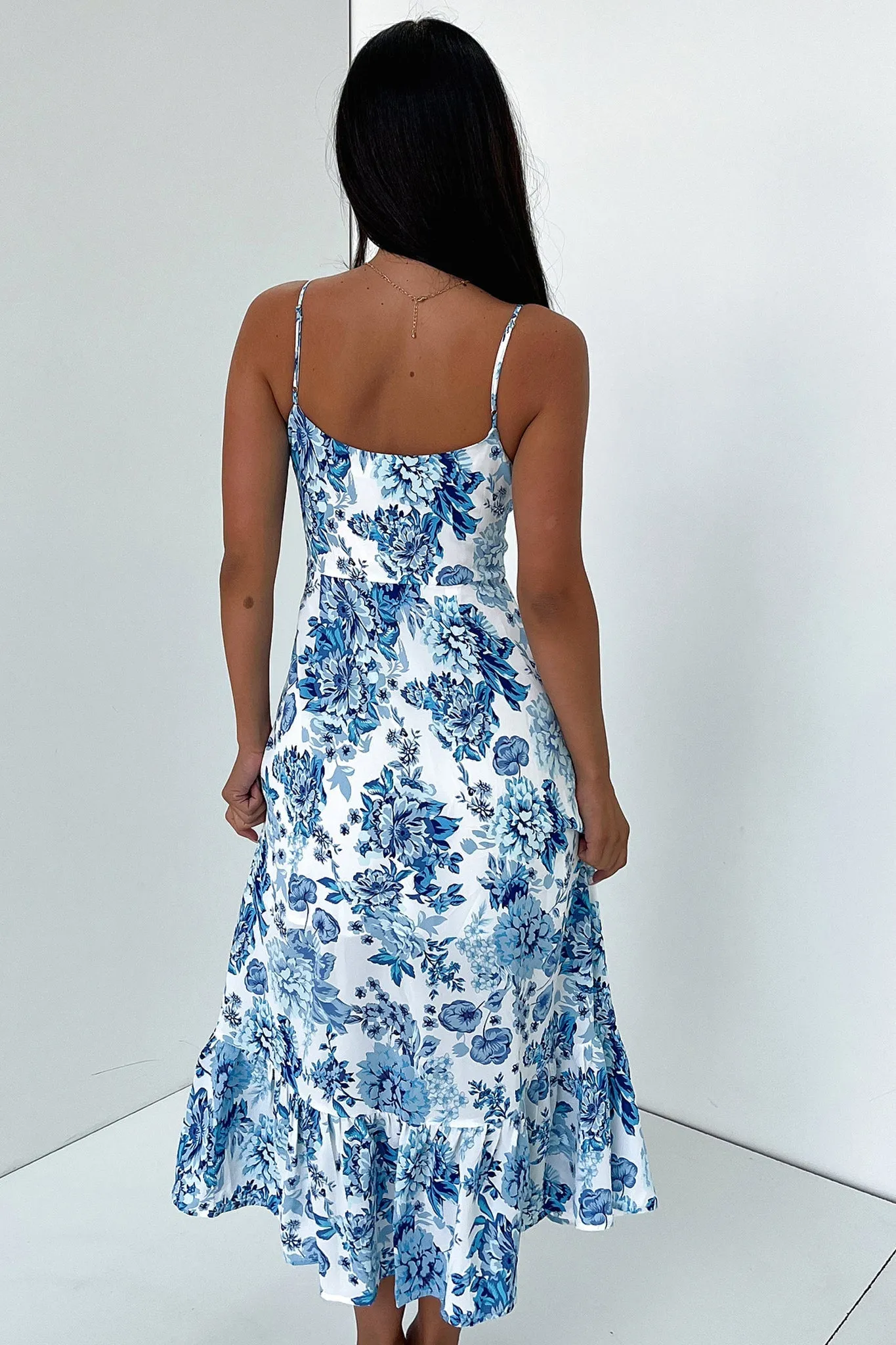 Dilara Maxi Dress - Blue Floral