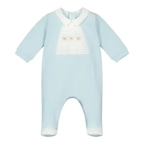 Emile et Rose - Baby Boys pale blue all in one, Freddie