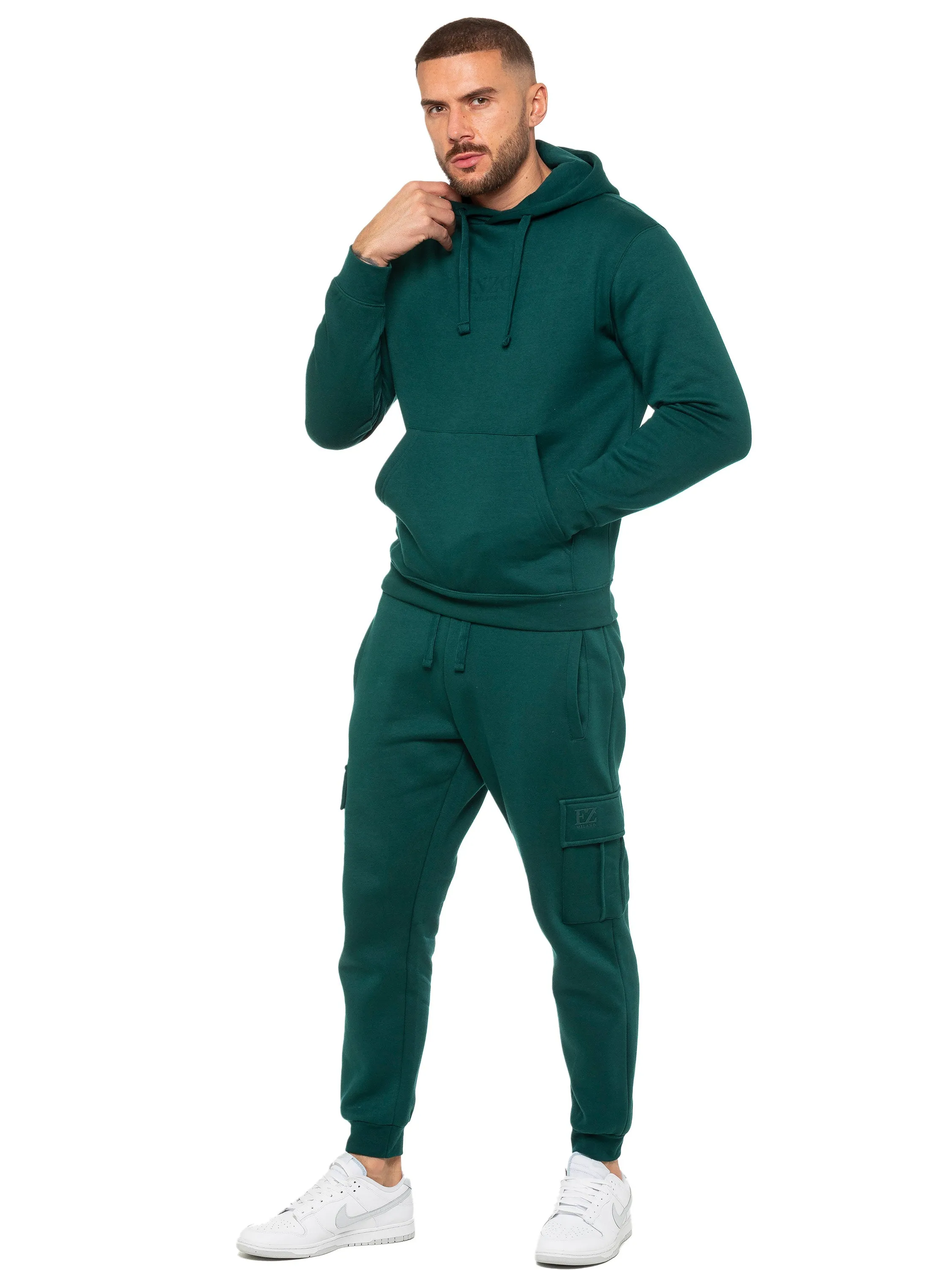 Enzo | Mens Pullover Hoodie Tracksuit Set