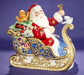 Fantasia Santa Cookie Jar