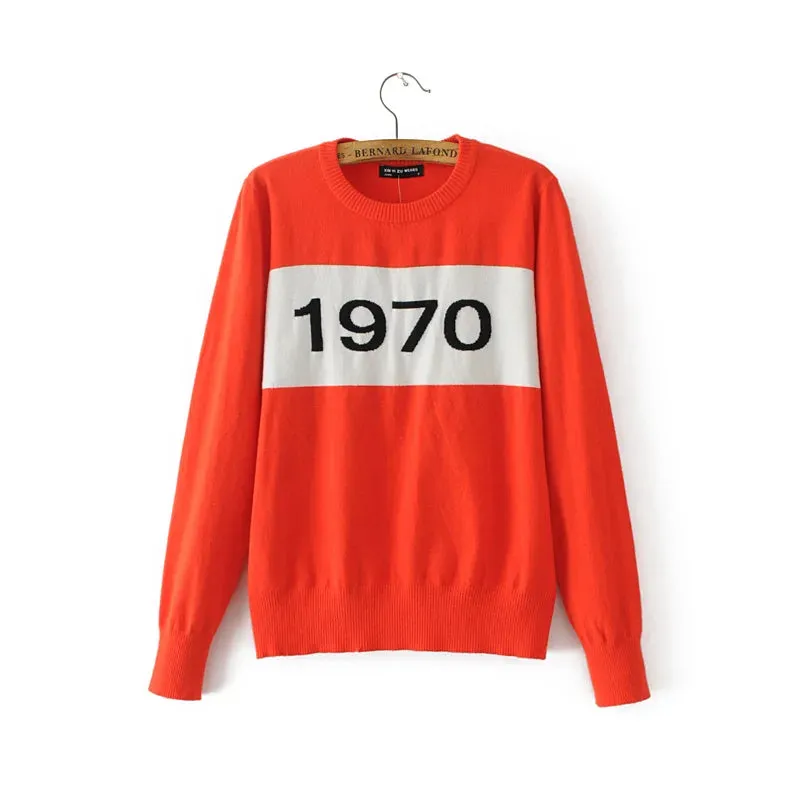 fashion pullover Long Sleeve Sweater