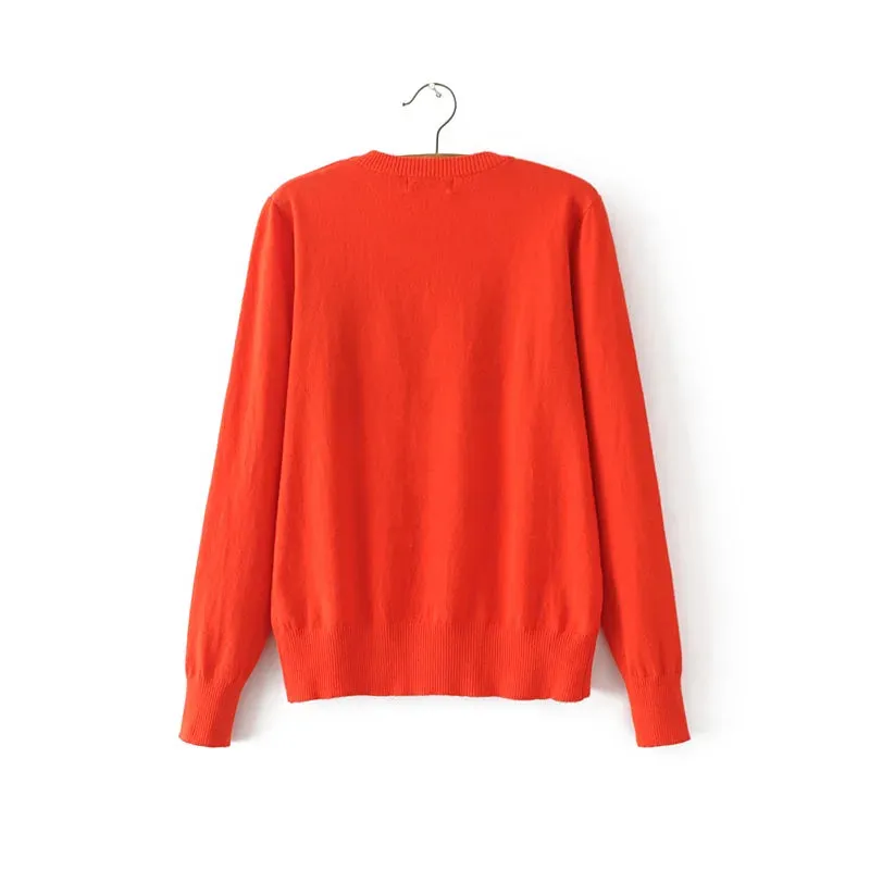 fashion pullover Long Sleeve Sweater