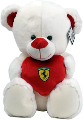 Ferrari Pillow, Ferrari 2in1 Teddy, 30 cm, White, 2020