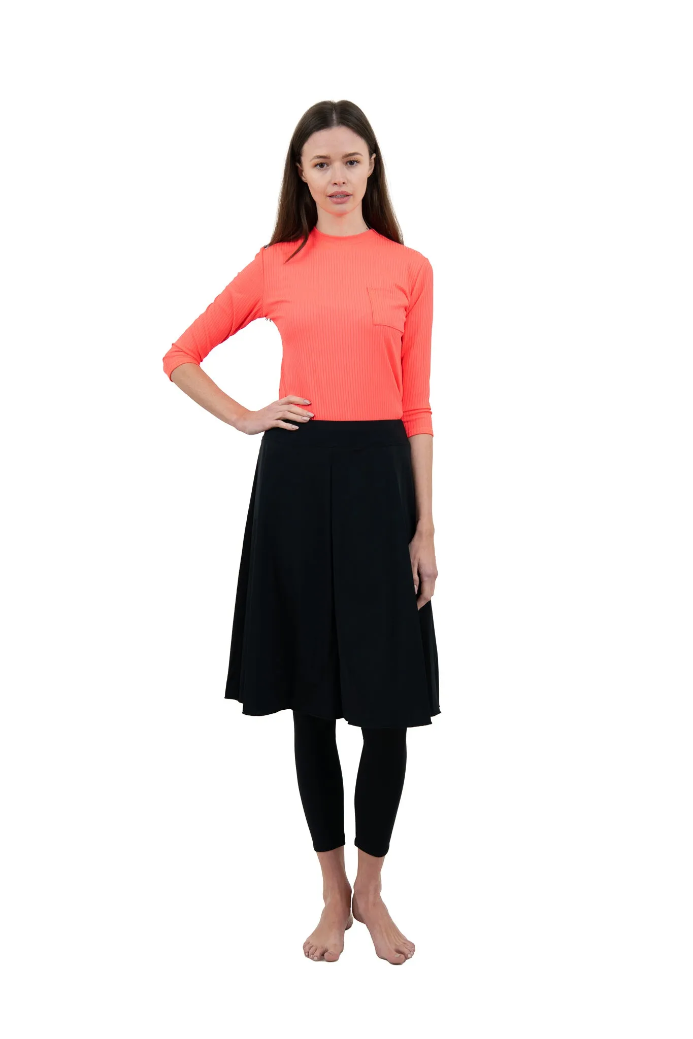 Flairy Skirt With Long Leggings