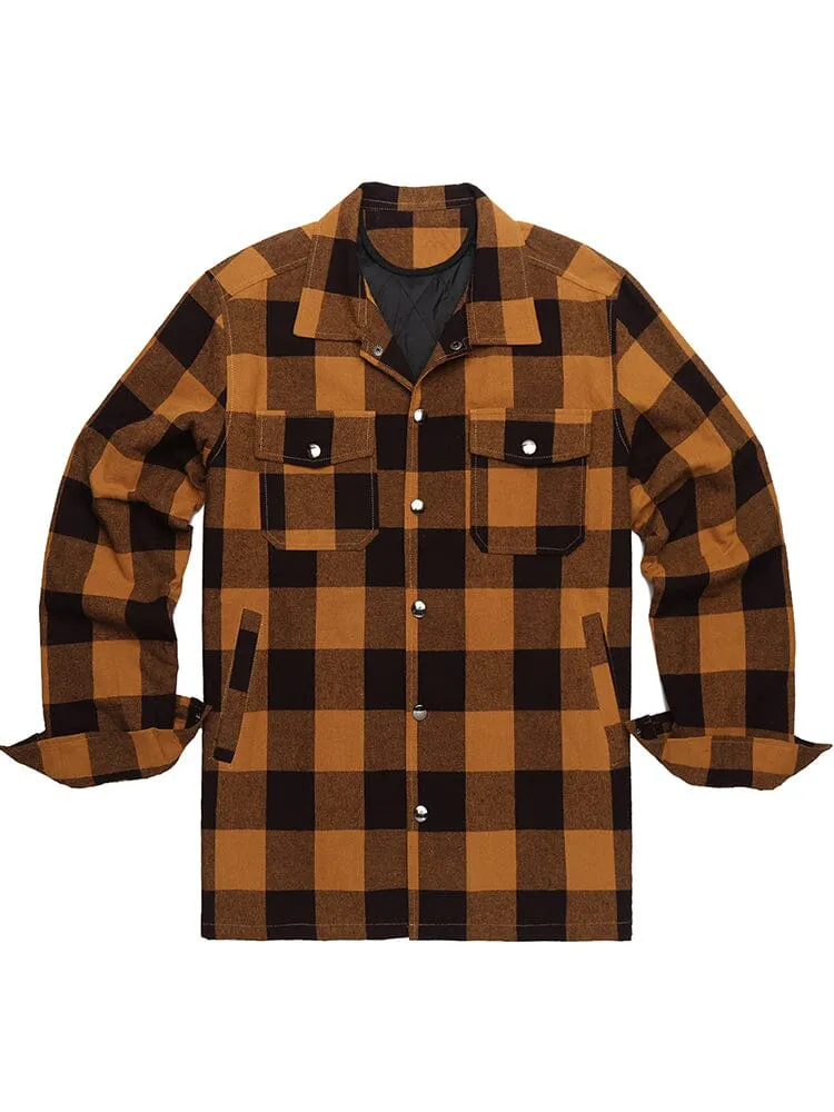 Flannel Checked Lined Shirt