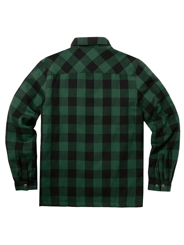 Flannel Checked Lined Shirt