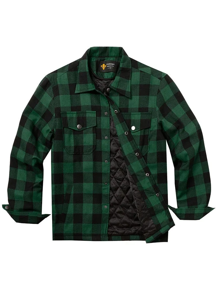 Flannel Checked Lined Shirt