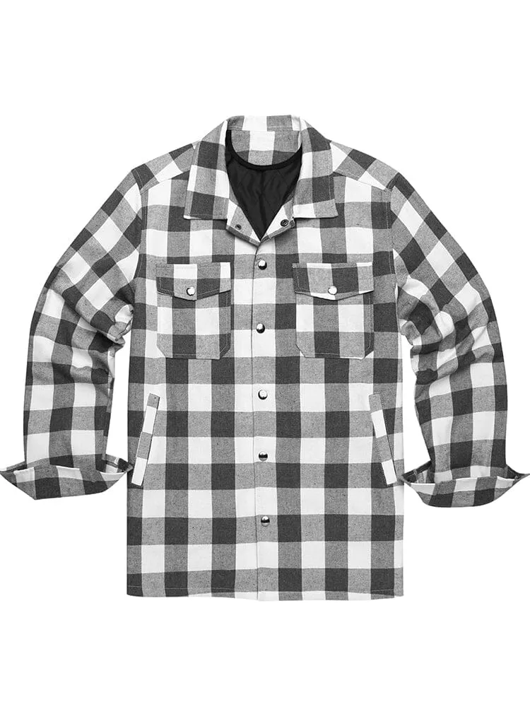 Flannel Checked Lined Shirt