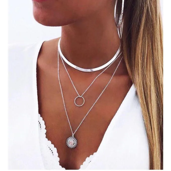 FREE   Shipping Women Multi Layer Long Necklaces & Pearl Chokers