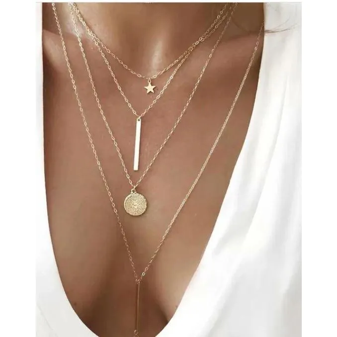 FREE   Shipping Women Multi Layer Long Necklaces & Pearl Chokers